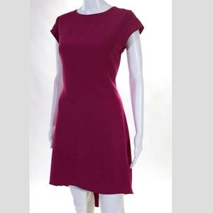Nha Khanh Palermo Asymmetrical Pink/Berry Dress